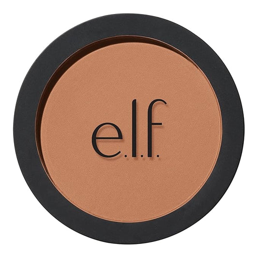 e.l.f. Primer-Infused Bronzer, Long-Lasting, Lightweight & Buildable Powder Bronzer, Delivers A Matte Finish, Vegan & Cruelty-Free, Fresh Tan