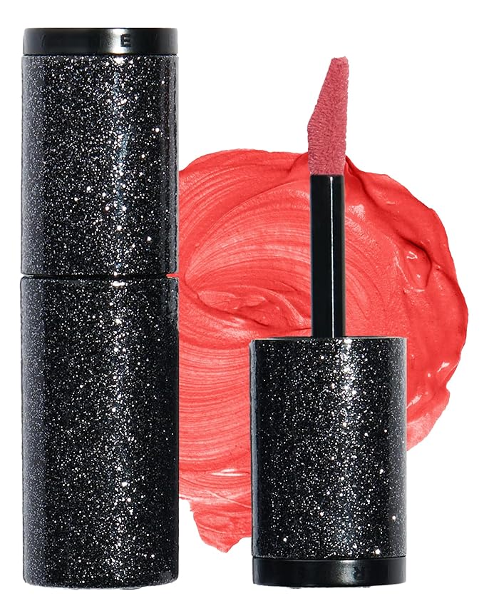 HEVVYMAKEUP Ultra Stay-On Lip Coloring Tint - Vibrant Matte Finish Lip Tint - Long Lasting Airy Weightless Lips with Perfect Fixing - Korean Lip Makeup, Pink Romance, 0.11oz.