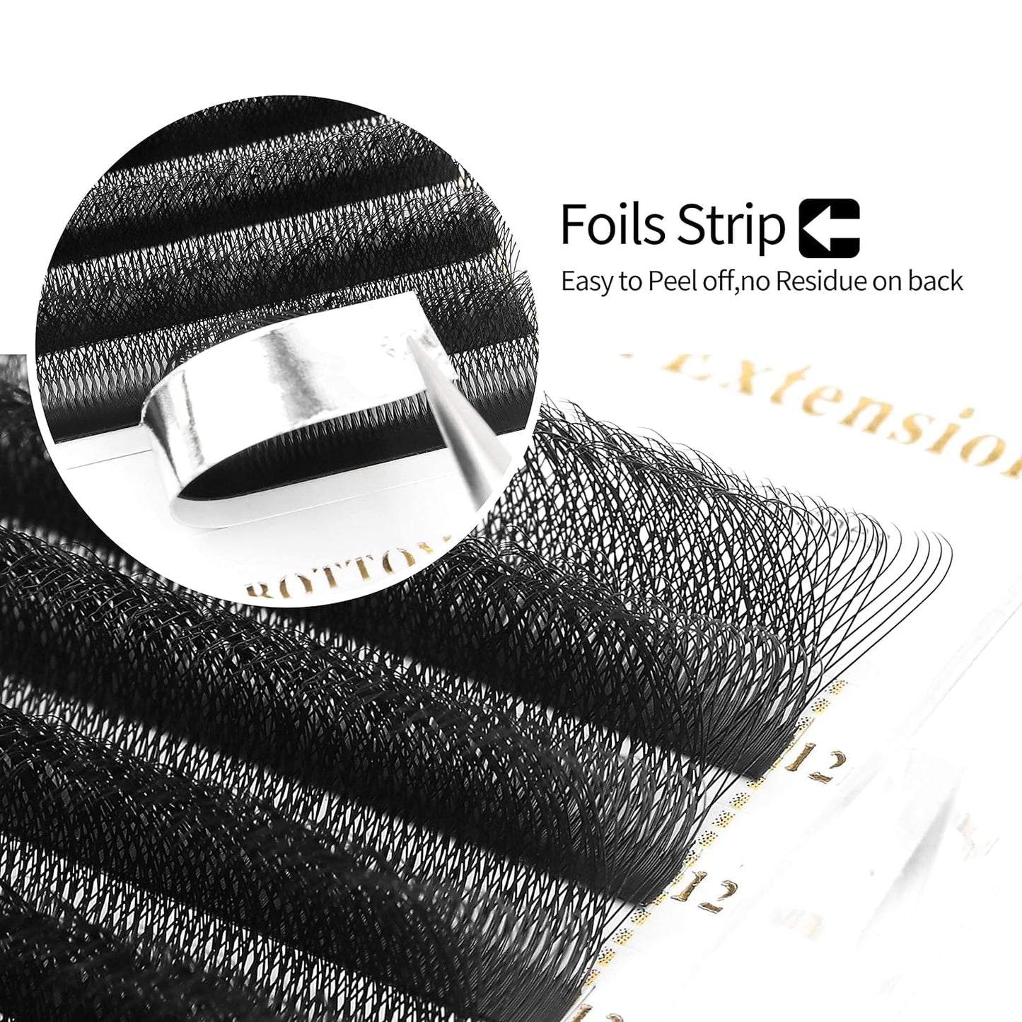 YY Lash Extensions Supplies Y Eyelash Extensions 0.05mm Thickness D Curl 11mm Premade Fans 4D Russian Volume Matte Black 12 Rows Crisscross Eye Lashes(YY-0.05-D,11mm)