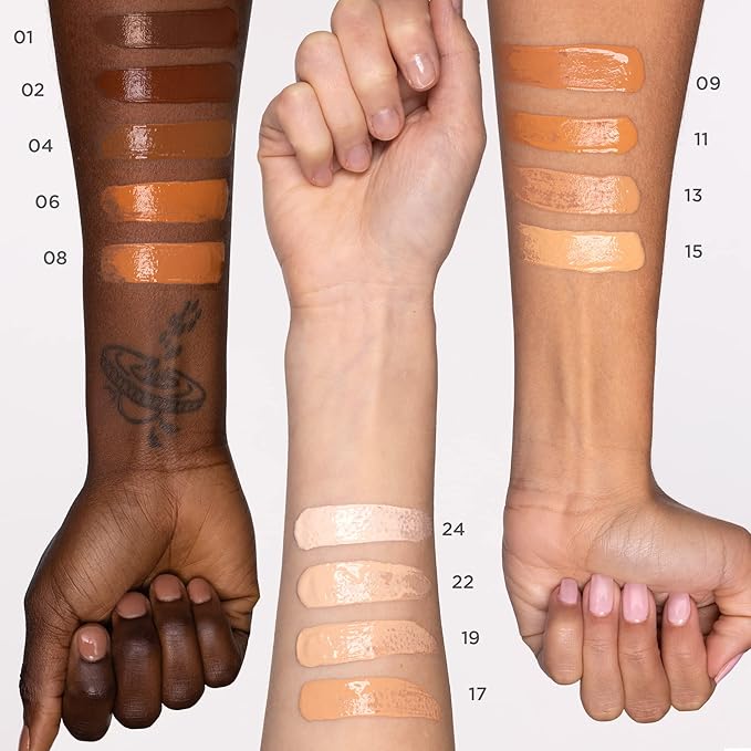 Pacifica Beauty Kind Tint Tinted Serum, Skincare, Vegan Collagen, Hyaluronic Acid, Vitamin C, Niacinamide, Caffeine, Hydrating, Lightweight Foundation, Natural Dewy Skin, Shade 19, 1 fl oz (1 Count)