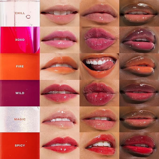 Tower 28 ShineOn Lip Jelly, MAGIC | Non-Sticky, Vegan Lip Gloss in Clear with Gold Shimmer | 5 Nourishing Oils | Moisturizing, Clean, Cruelty Free,0.13 Fl Oz (Pack of 1)