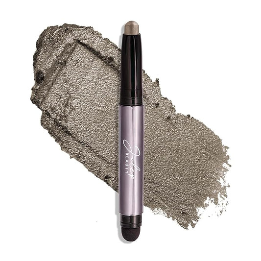 Julep Eyeshadow 101 Cream-to-Powder Waterproof Shadow Stick – Galaxy Grey Shimmer – Long-Lasting, Crease-Proof, Grey Gold Shimmer Cream Eyeshadow with Built-in Smudger