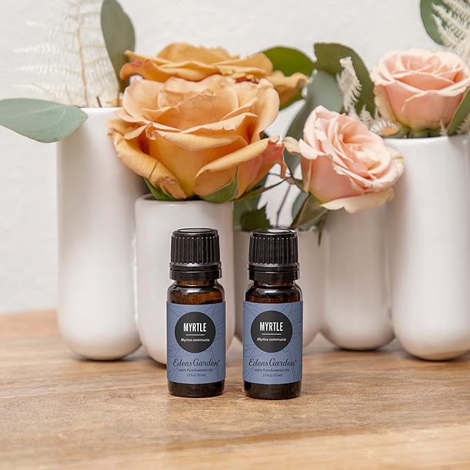Edens Garden Myrtle Essential Oil- 100% Pure Premium Grade, Undiluted, Natural, Therapeutic, Aromatherapy, The Best for Diffuser, Candle, Humidifiers, Kid Safe 10 ml (.33 fl oz)