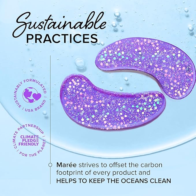 MAREE Eye Gels - Pads Under Eye Patches for Puffy Eyes and Dark Circles with Collagen & Hyaluronic Acid - Anti Wrinkles Under Eye Masks Skincare Treatment for Puffiness & Bags - Parches Para Ojeras