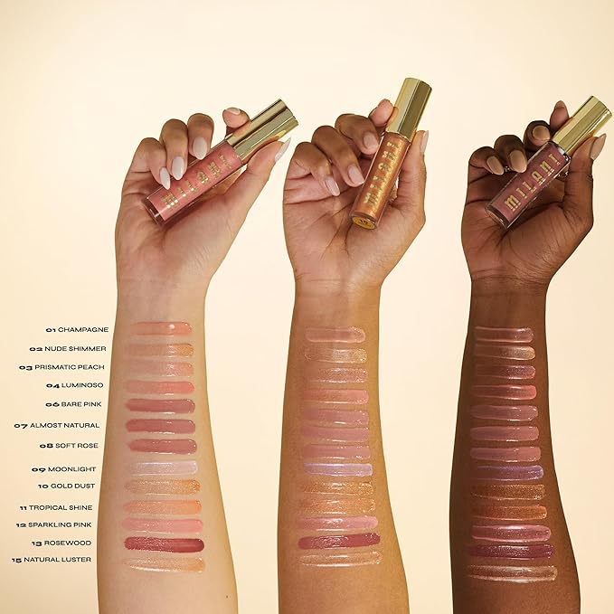 Milani Keep It Full Nourishing Lip Plumper - Sparkling Pink (0.13 Fl. Oz.) Cruelty-Free Lip Gloss for Soft, Fuller-Looking Lips