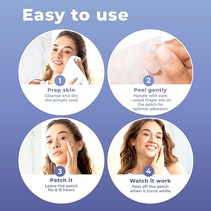 Salicylic Pimple Patches (120 Pack), Salicylic Acid Acne Patches with Tea Tree Oil - Zit Patch and Pimple Stickers for Face for Skin Care - Salicylic Acid Acne Dots (Packaging May Vary)