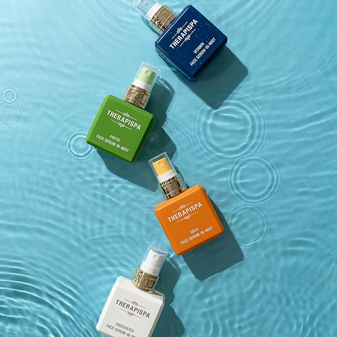 Face Serum-In-Mist – Hydrating Face Mist & Spray Serum with Niacinamide, Panthenol & Hyaluronic Acid for Firming, Radiant Glow & Youthful Skin (Gold, 2.0 fl oz)