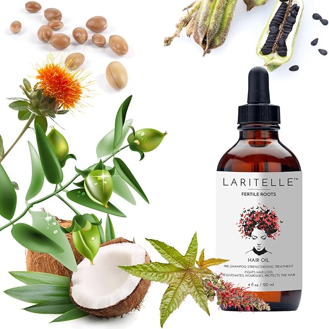 Organic Hair Loss Treatment for Men and Women | Fortifying, Strengthening and Follicle Rejuvenating | Stops Hair Shedding, Promotes New Hair Growth | GMO-free. Vegan | 4 oz