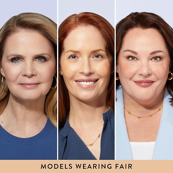 LAURA GELLER NEW YORK Baked Balance-n-Brighten Foundation with Kabuki Brush Makeup Set, Fair