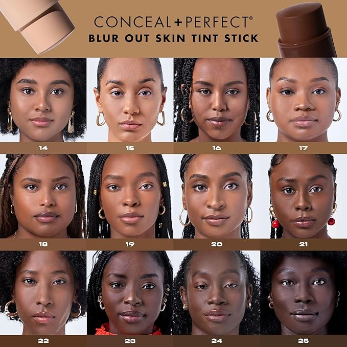 Milani Conceal + Perfect - Skin Tint Stick, Blur Out Tinted Moisturizer Makeup, Shade 022