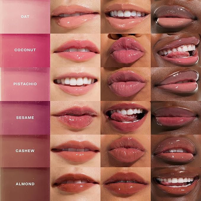 Tower 28 ShineOn Milky Lip Jelly, ALMOND, Non-Sticky, Hydrating Vegan Lip Gloss in Milky Chocolate, Apricot and Raspberry Seed Oil, Moisturizing, Clean, Cruelty Free