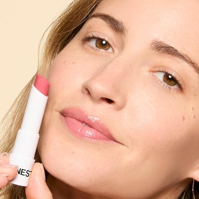 Honest Beauty Tinted Lip Balm | Antioxidant-rich Acai Extracts + Avocado Oil | EWG Certified, Vegan, Cruelty Free | Summer Melon