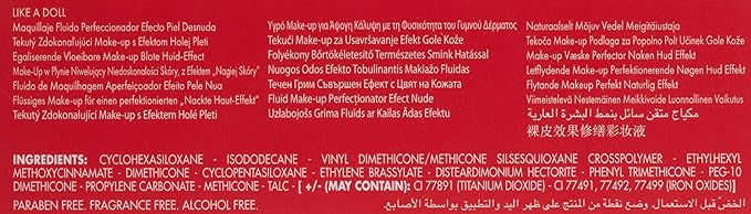 PUPA Milano Like A Doll Perfecting Make-Up Fluid, Sand 30 ml