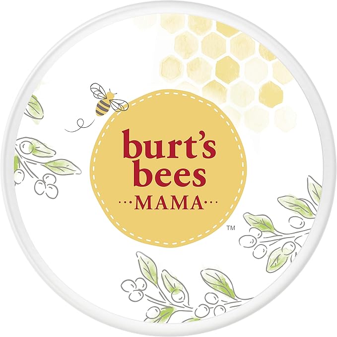 Burt's Bees Mama Belly Butter Stretch Mark Cream for Pregnancy Massages Body & Reduces Scar Appearance, Prenatal & Postnatal Tummy Skin Care, Shea Butter & Vitamin E Rich Formula, 6.5 Oz (Pack of 3)