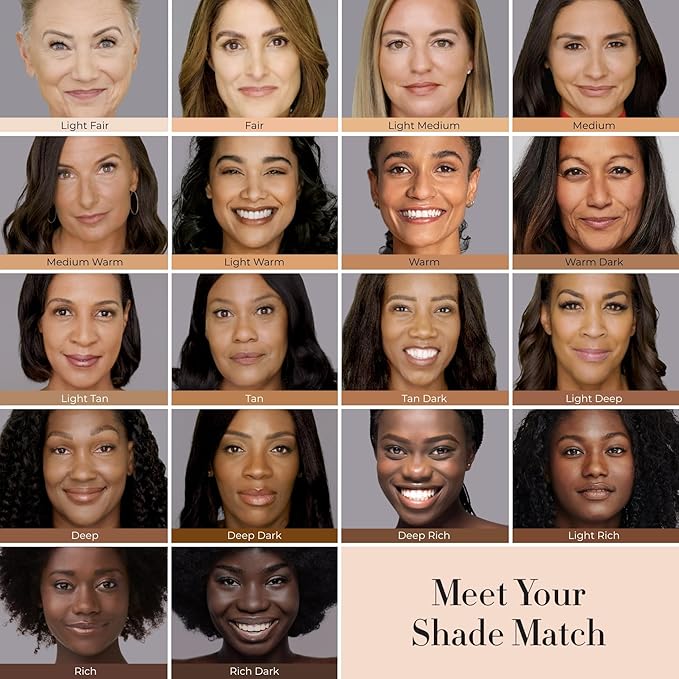 LUMINESS Airbrush Spray Silk Foundation Starter Kit - Medium - Foundation, Primer & Dual-Sided Angled Buffing Brush - Medium, Buildable Coverage, Anti-Aging Formula Hydrates & Moisturizes