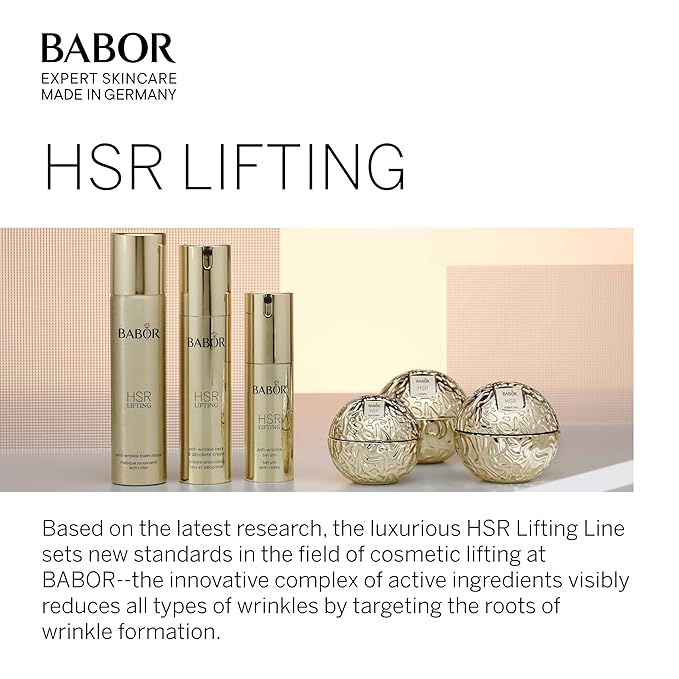 BABOR HSR Lifting Eye Cream, Anti Aging Eye Cream Instantly Minimizes Wrinkles Bags & Dark Circles, Eyelid Cream, Infused with Collagen to Smooth and Firm Under Eye, 1 oz