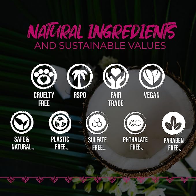 Viori Chamomile Rose Essential Oil Shampoo Bar Made with Rice Water - Handcrafted All Natural Shampoo Bars - Sulfate Free