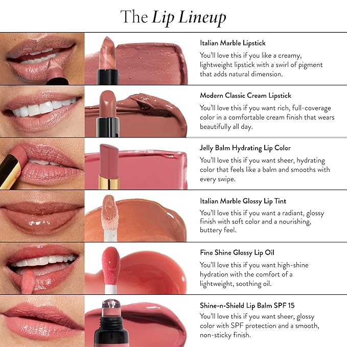 LAURA GELLER NEW YORK Italian Marble Glossy Lip Tint - Moisturizing Lip Gloss - Enriched with Shea, Mango and Cocoa Butters (05 Cosmo Nights)