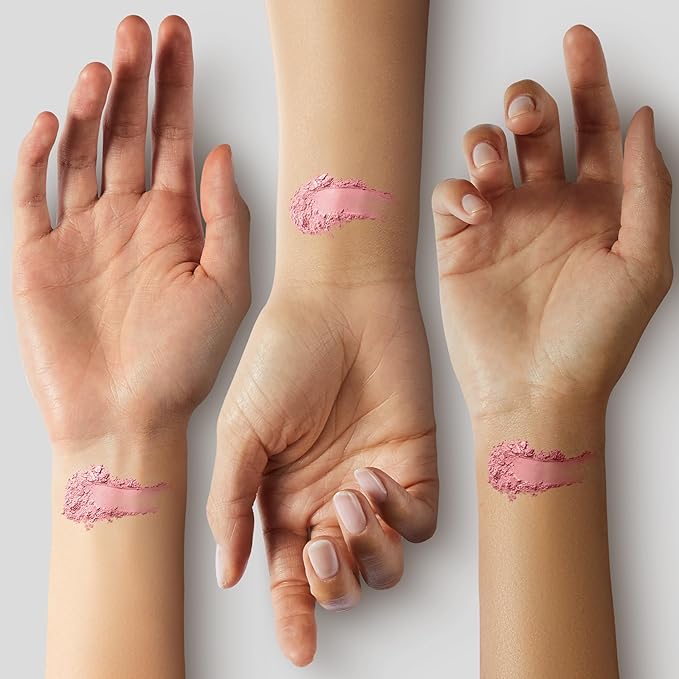 ASC Minerals Foundation Loose Powder 8g Sifter Jar- Choose Color,free of Harmful Ingredients (Compare to Bare Minerals Matte and Original or Mac Makeup) (Mauve blush)