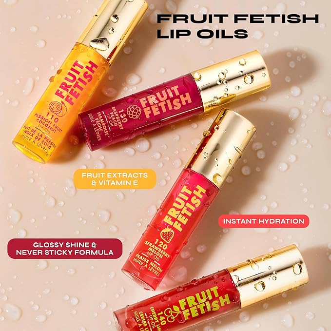 Milani Lip Oil with Vitamin E for Instant Hydration, Fruit Extract Infused Lip Treatment and Moisturizing Lip Gloss - Strawberry Melon