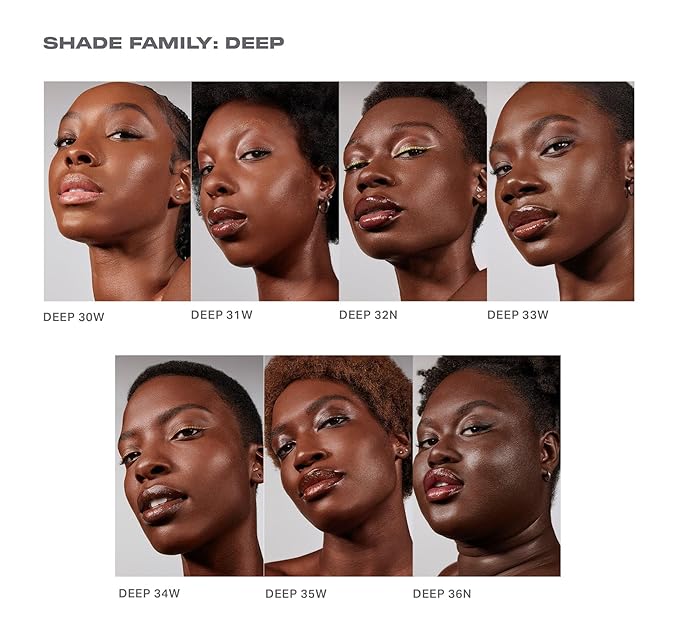 Morphe Lightform Liquid Foundation - Extended Hydration Foundation Makeup with a Lasting, Natural Radiant Finish - Long-Wearing Formula with Buildable, Medium Coverage - Deep 31W (1.01 fl oz)