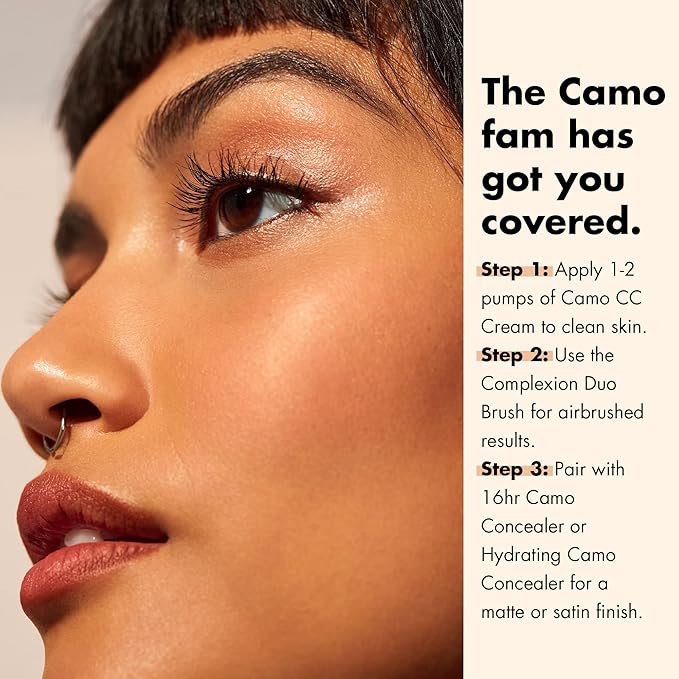 e.l.f. Camo CC Cream, SPF 30 Color-Correcting Medium-To-Full Coverage Face Foundation, Delivers An Airbrushed Finish, Vegan & Cruelty-Free, Medium 310 C