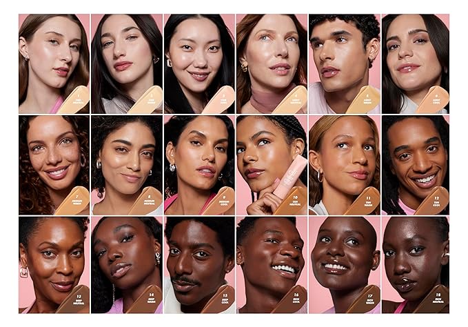 e.l.f. Halo Glow Skin Tint SPF 50, Tinted Moisturizer For Light, Buildable Coverage, Creates A Natural Glow, Vegan & Cruelty-Free, 6 Light Cool