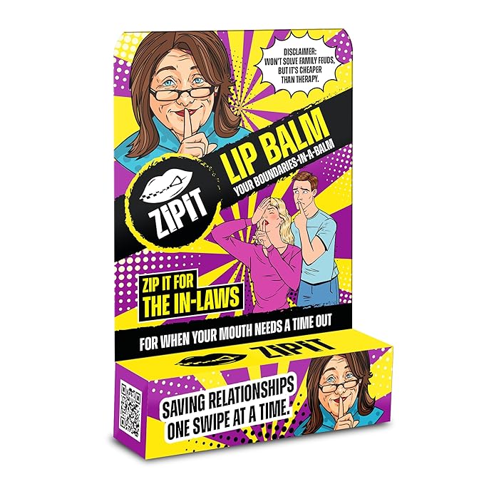 Zip It For In-Laws Lip Balm - Saving Relationships One Swipe At A Time