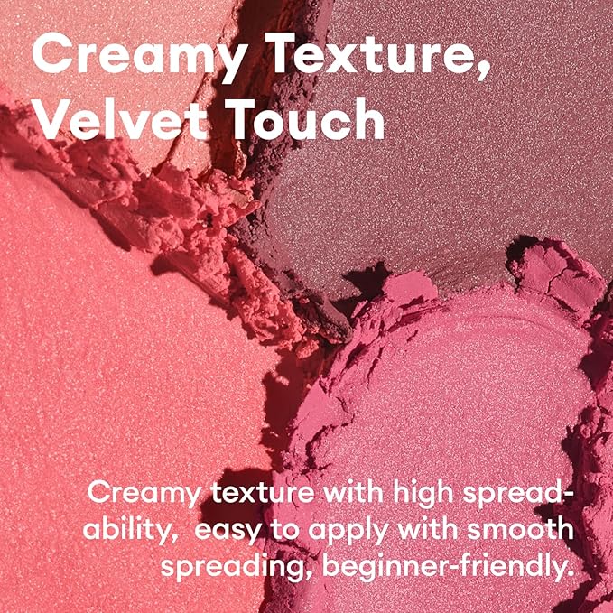 ITY Mood Blush, Blush for Cheeks Makeup,Moisturizing Creamy Blush Dual Funtions, Highly Spreadable, 0.18 oz (5.2g) in Cheer Up