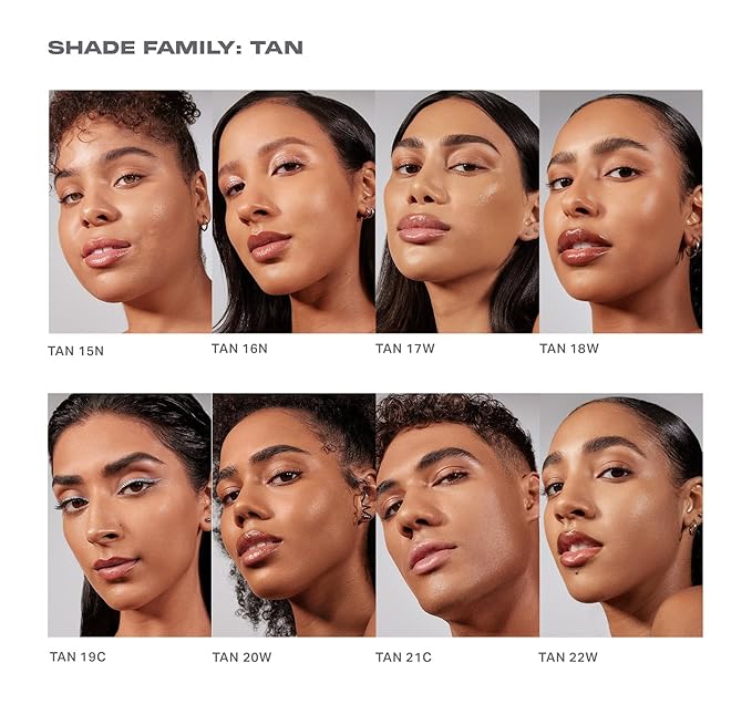 Morphe Lightform Liquid Foundation - Extended Hydration Foundation Makeup with a Lasting, Natural Radiant Finish - Long-Wearing Formula with Buildable, Medium Coverage - Tan 19C (1.01 fl oz)