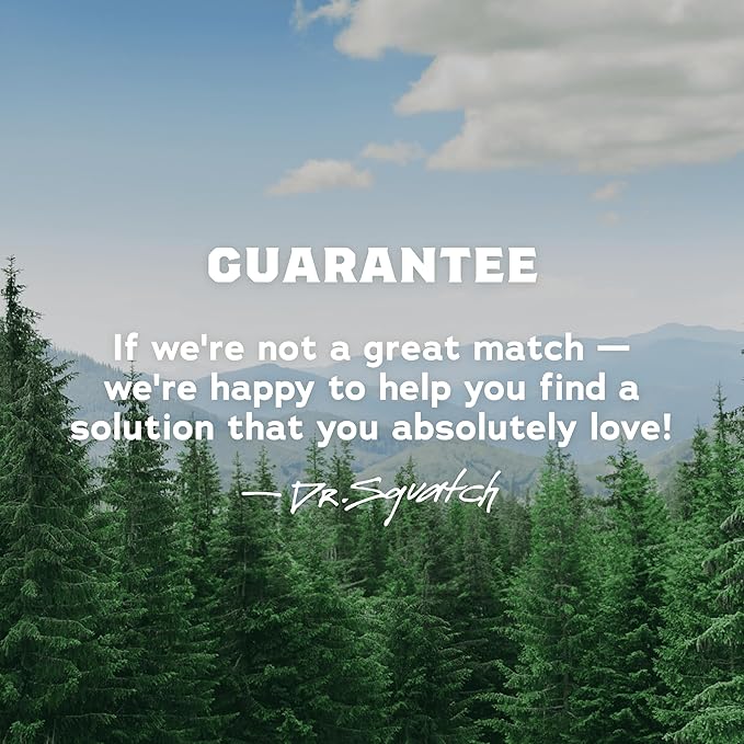 Dr. Squatch Natural Hair Bundle for Men - Healthy, Full Looking Hair - Pine Tar Shampoo (11 fl oz), Pine Tar Conditioner (11 fl oz)