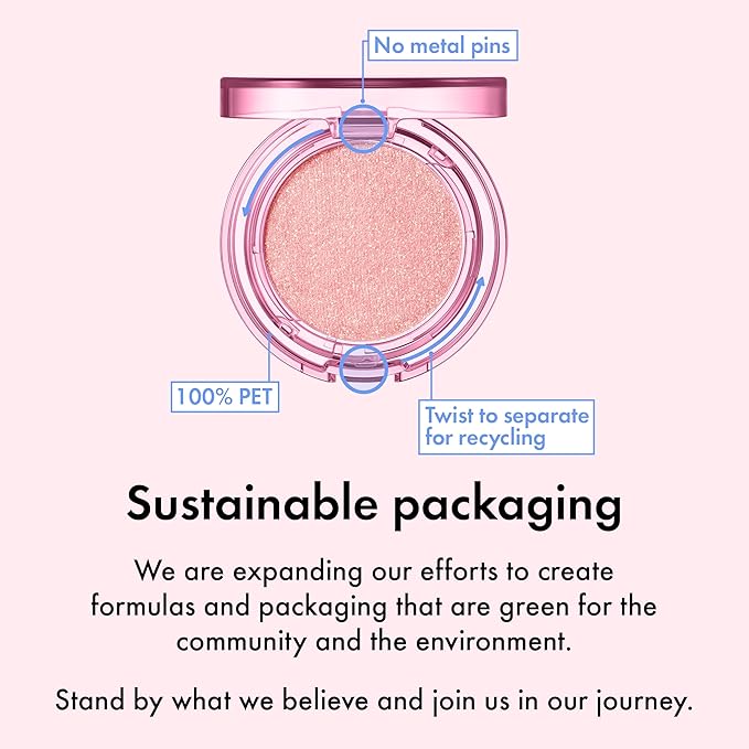 Amuse SEOUL Face Diamond Pink Diamond Highlighter | High Glossy Face Illuminator Highlighting Powder, Highlighter Makeup, Shimmer Glow, Rose & Gold Glow Highlighter, Cruelty-Free & Vegan (4.7g)