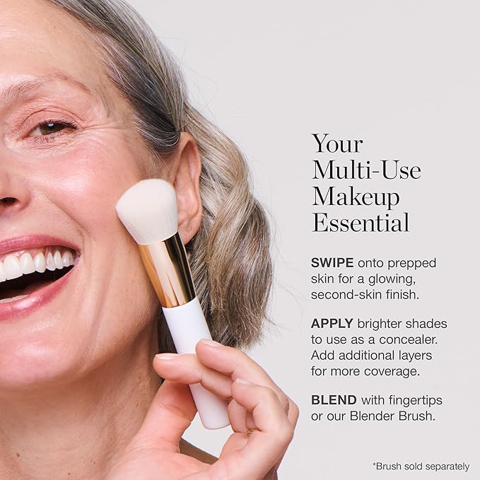 Ogee Sculpted Complexion Foundation Stick (Ginkgo 5.00N - Medium Tan, Neutral Undertones) Full Coverage Foundation Makeup - Instantly Balance & Even Complexion - 70% Organic Ingredients