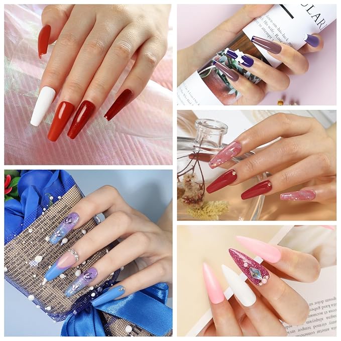 COSCELIA Gel Nail Polish Kit with U V light and Drill Starter Kit 35 Colors Gel Nail Polish with 5pcs Top Base Coat Nail Art All Seasons Professional Gel Manicure Kit DIY at Home Gifts for Women