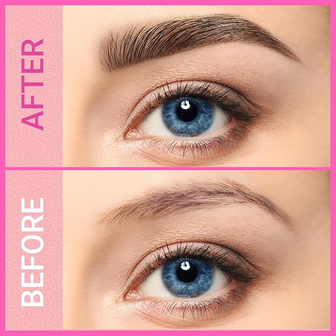 iMethod Eyebrow Pen - Eyebrow Pencil Magical 2-in-1 Eye Brow Pencils for Women with 4-Fork-Tip & Precise Brush-Tip for Natural Hair-Like Brows, Last All-Day, with Eyebrow Spoolie Brush, Dark Brown