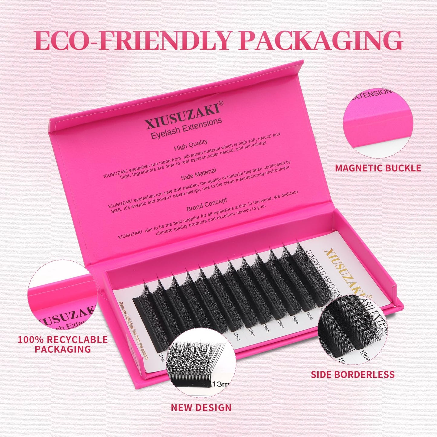 W Lash Extensions Supplies 4D Eyelash Extensions W Shape 0.07mm Thickness D Curl 10mm Premade Fans Easy Fan Lashes Volume Matte Black 12 Rows Crisscross Eye Lashes(W-4D-0.07-D,10mm)