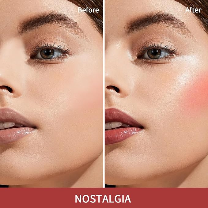 Blush Stick, Cream Blush for Cheeks and Lip Tint, Dewy Finish, Buildable & Blendable Color, Lightweight & Long-Lasting Formula | Terracotta, 0.53fl.Oz