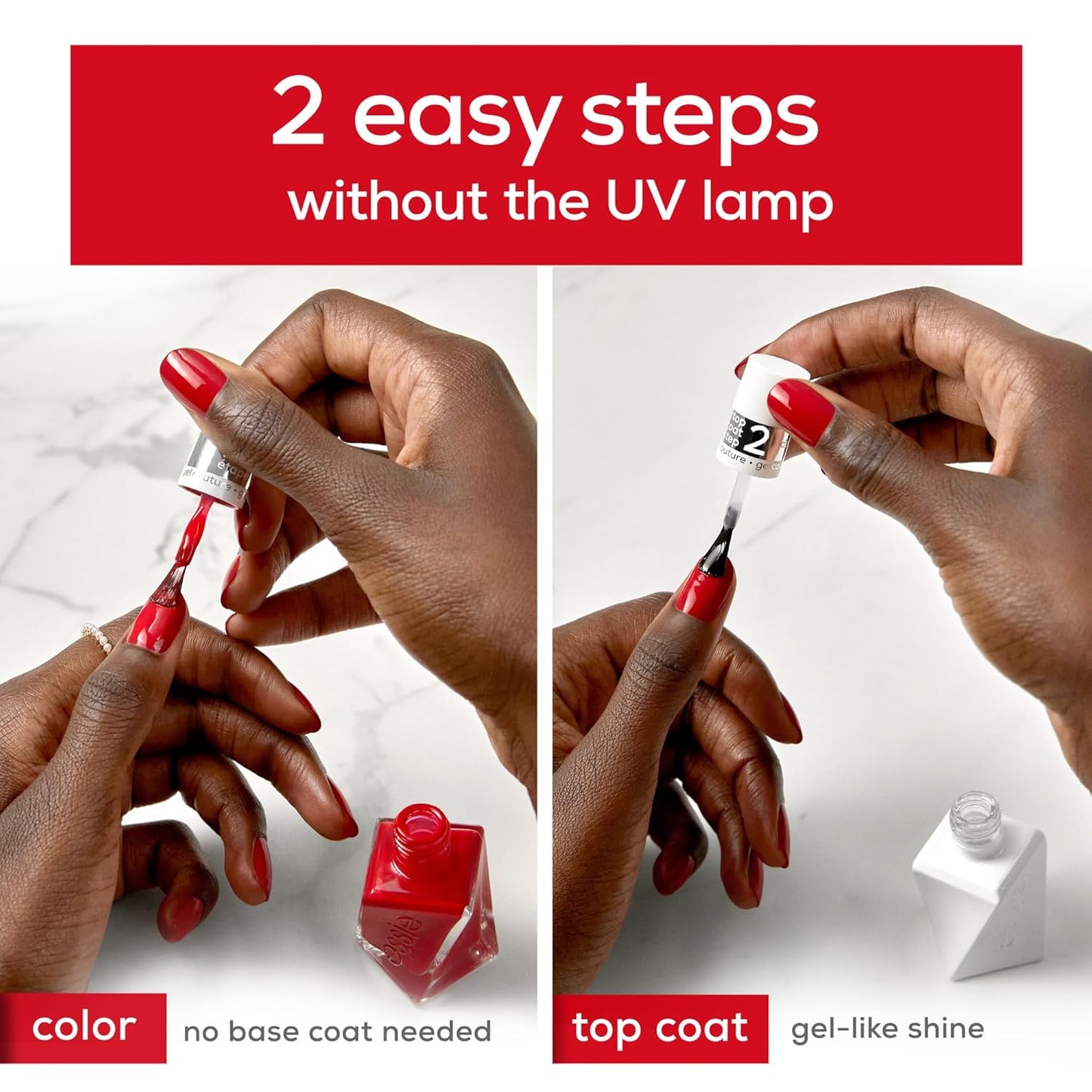 essie gel couture, Long-Lasting Nail Polish, 8-free Vegan, Fashion Freedom, Pink, Wilder Than I Seam, 0.46 fl oz