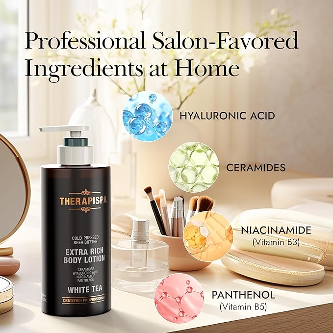 Scented Body Lotion for Women – Calming Lavender Scented Moisturizer with Shea Butter, Ceramides & Panthenol to Soothe, Smooth & Comfort Dry Skin (Lavender, 17.0 fl oz)