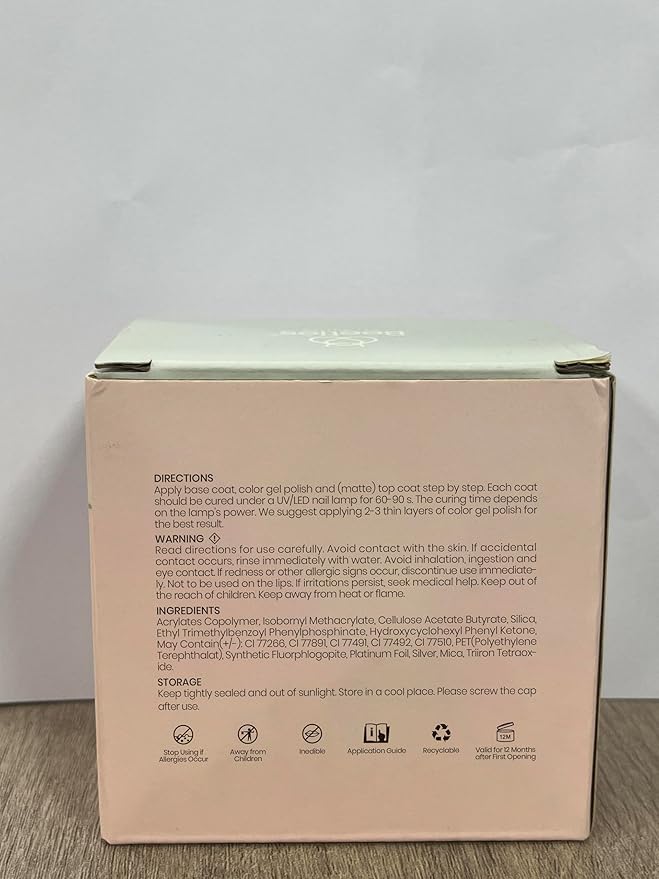 Beetles Gel Nail Polish Set, 6 Colors Silver Cat Eye Gel Polish Sheer Jelly Red Pink Yellow Green Black Neon Gel Translucent Glitter Effect with Magnet Soak Off UV Manicure Gifts for Women