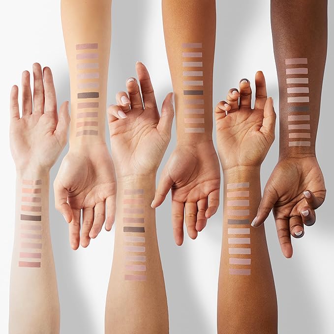 10 Colors Eyeshadow Palette Matte Naked Eye Shadow Makeup,High Pigmented, Naturing-Looking, Ultra-Blendable,Long Lasting High Pigment Nude Eyeshadow with 3 Eyeshadow Brush(Milk Tea)