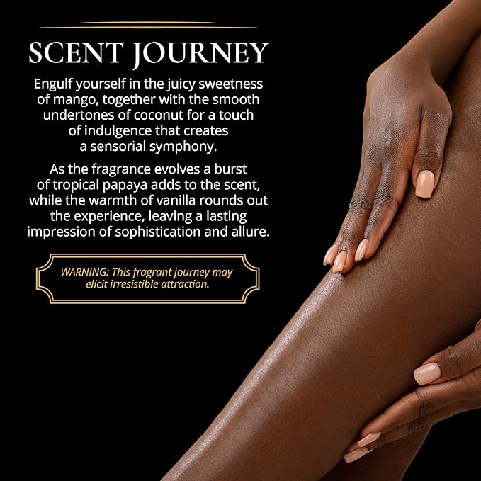 LUXURY LIFE Bed Butter - Irresistibly Fragranced Mood-Enticing Butter Infused with Hyaluronic Acid. Extra Rich Calming Nighttime Moisturizer for Sensual Stimulating Experience (Island Passion, 8 oz)