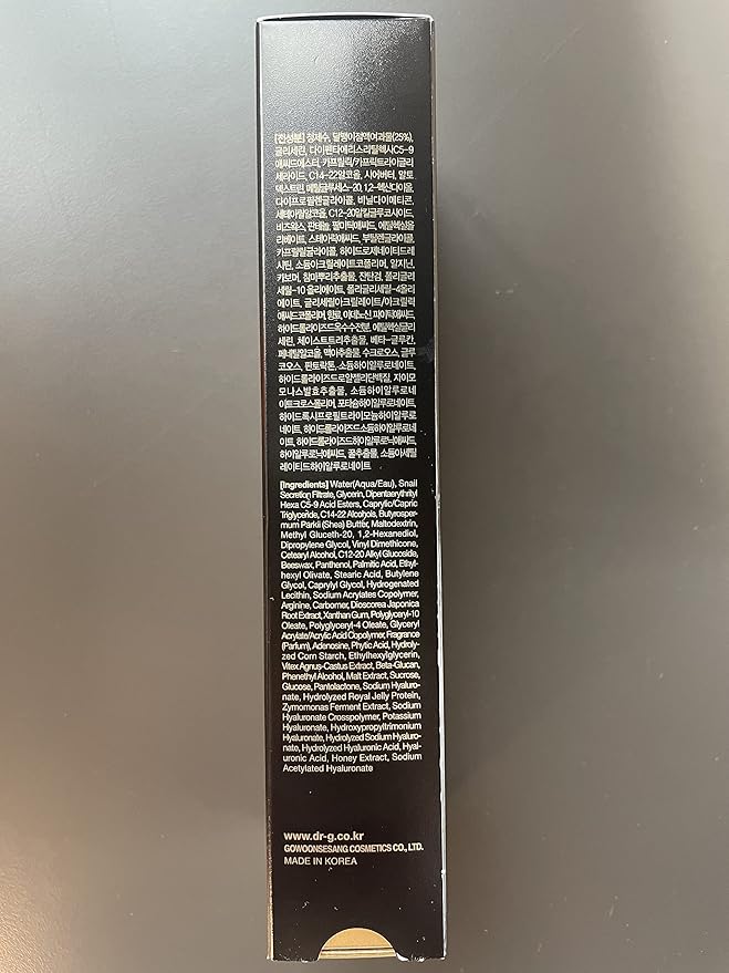 Dr.G Royal Black Snail Eye Cream - Intensive Wrinkle Care Cream for Eye Wrinkles and All Fine Wrinkles - 1.01 Fl Oz