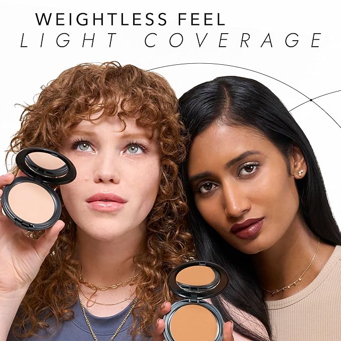 COVER FX Pressed Mineral Foundation - Shade D2 - Weightless Powder Foundation - Buildable Light to Full Coverage - Matte Finish - All Skin Types