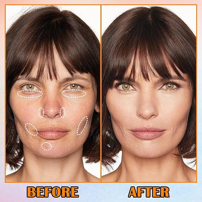 9 Colors Corrector Concealer Palette,Correcting Concealer Cream Makeup Contour Palette Conceals for Dark Circles and Blemish,Contouring Liquid Foundation Highlighting Makeup Kit with Brush