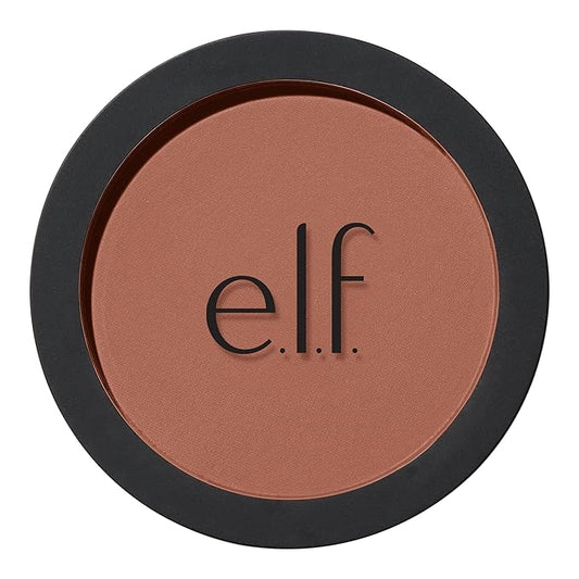 e.l.f. Primer-Infused Bronzer, Long-Lasting, Lightweight & Buildable Powder Bronzer, Delivers A Matte Finish, Vegan & Cruelty-Free, Sun-Soaked