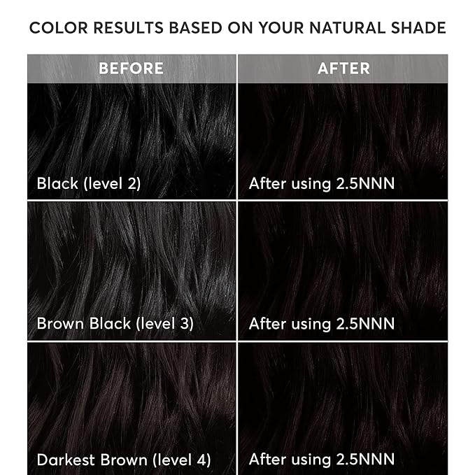 Madison Reed Radiant Hair Color Kit | 2.5NNN Soft Black (Parma Black) for 100% Gray Hair Coverage | Salon Quality Permanent Hair Dye | PPD-Free & Ammonia-Free | (Packaging May Vary) 2 Pack