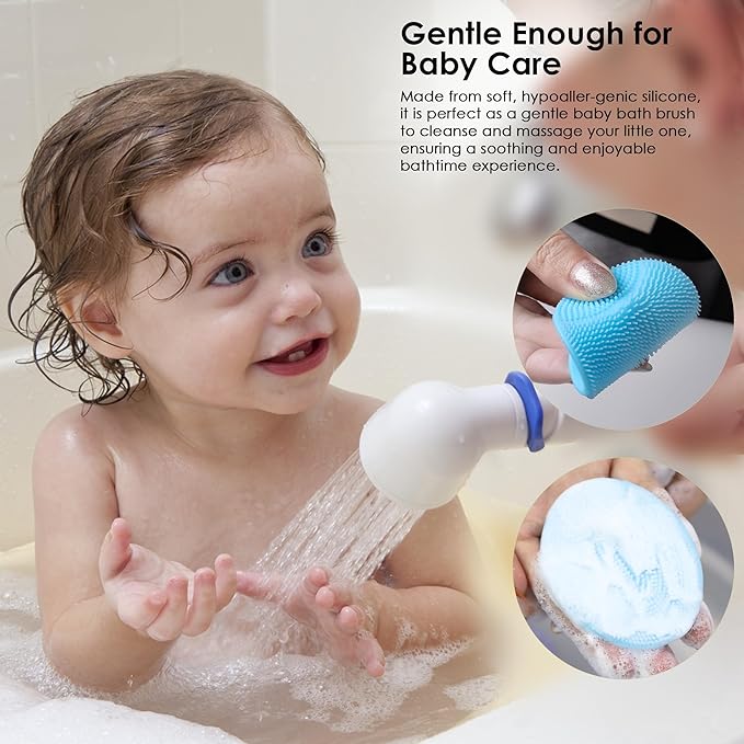 6 Pack INNERNEED Silicone Face Scrubber for Deep Cleansing and Exfoliation – Soft Facial Cleansing Brush, Gentle for All Skin Types, Blackhead & Acne Pore Care