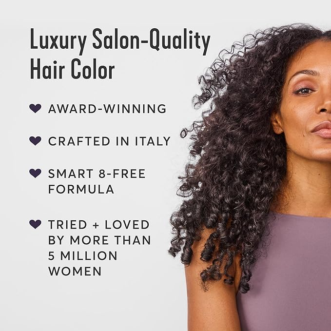 Madison Reed Radiant Hair Color Kit | 2.5NNN Soft Black (Parma Black) for 100% Gray Hair Coverage | Salon Quality Permanent Hair Dye | PPD-Free & Ammonia-Free | (Packaging May Vary) 2 Pack