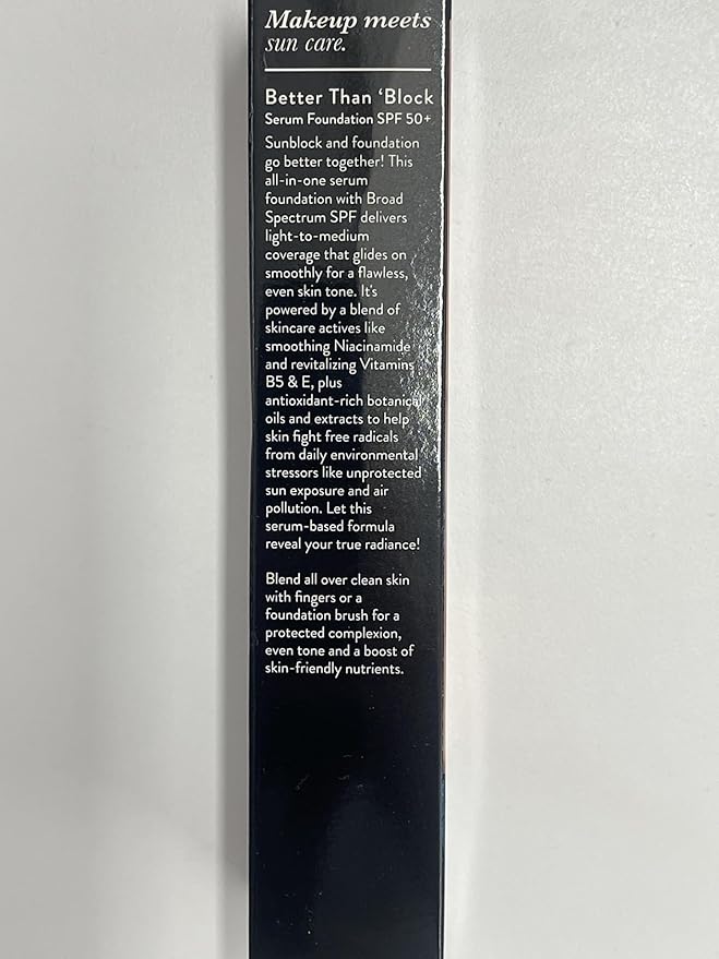 LAURA GELLER NEW YORK Better Than ‘Block Skincare-Infused Serum Foundation with Broad Spectrum SPF 50+, Light